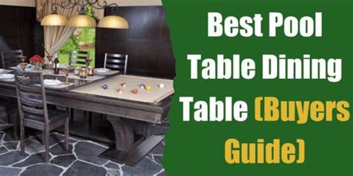 5 Best Pool Table Dining Table (Buyers Guide)