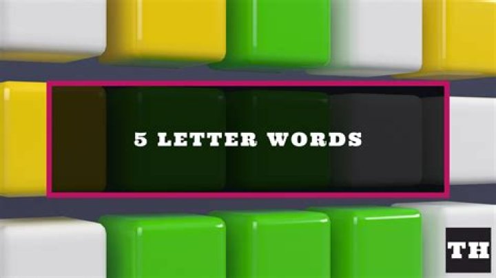 5 Letter Words with L as Fourth Letter