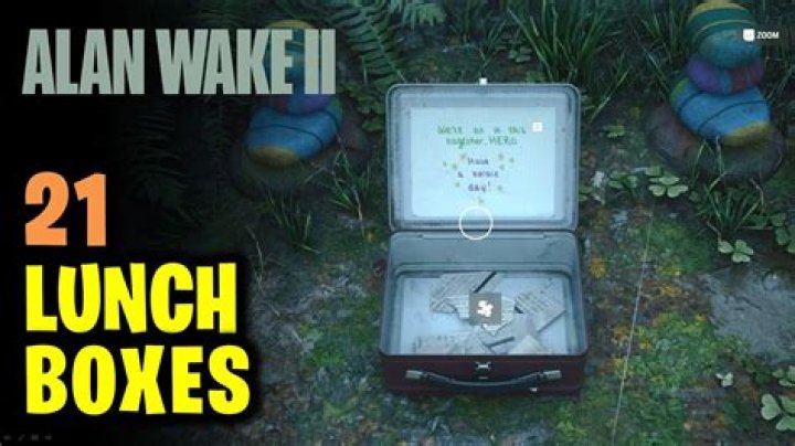 All Lunch Boxes in Alan Wake 2