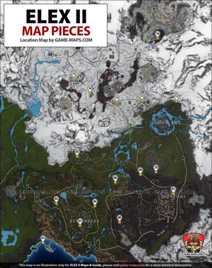 All Map Pieces Locations in Elex 2