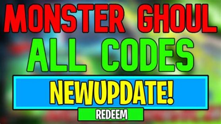 All Monster Ghoul Codes For January 2024