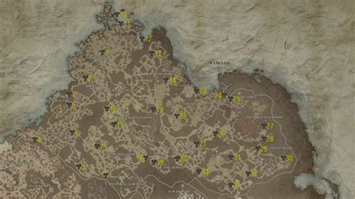 All Scosglen Altars of Lilith Locations