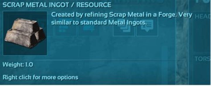 ARK: How to Make Scrap Metal Ingot