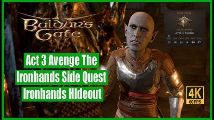 Avenge the Ironhands, Baldur's Gate 3 Quest
