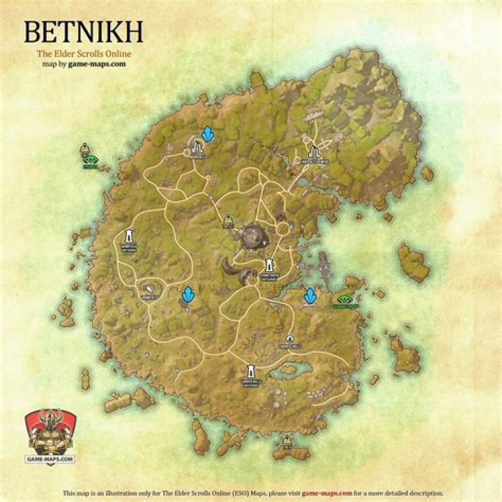 Betnikh Map - The Elder Scrolls Online (ESO)