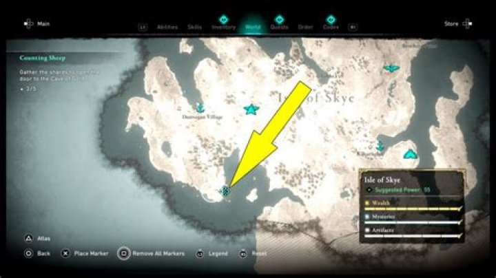 Counting Sheep Dun Ardtreck Shard Location