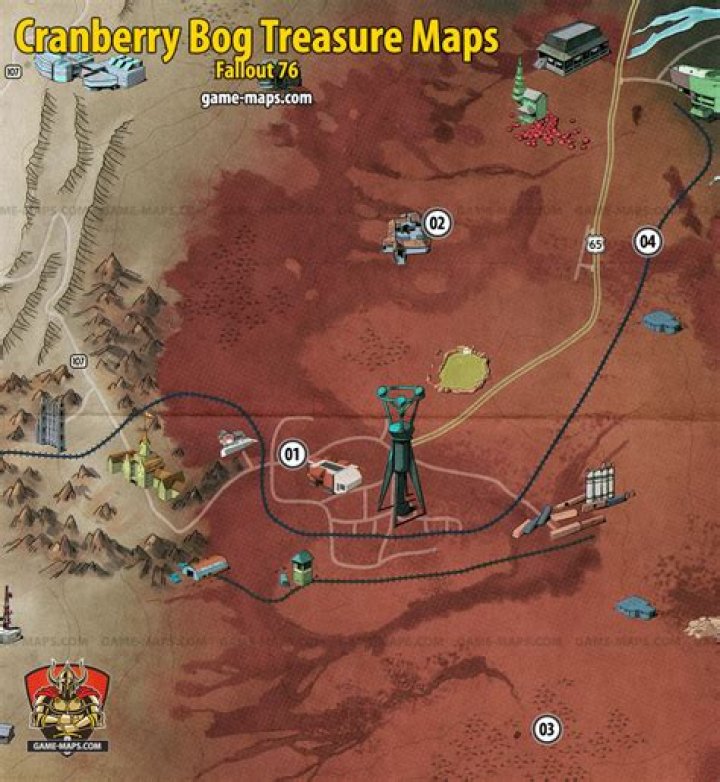 Cranberry Bog Treasure Maps - Fallout 76