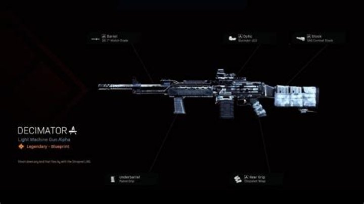 Decimator | COD Warzone and Black Ops Cold War Weapon Blueprint
