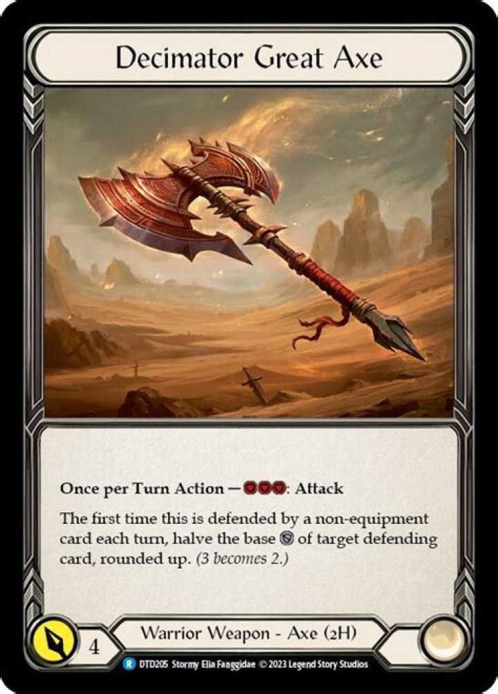 Decimator Great Axe | Dusk till Dawn (Cold Foil)