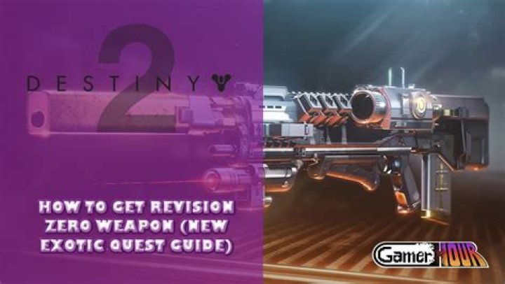 Destiny 2 – How to Get Revision Zero