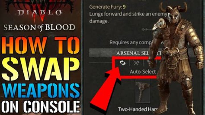Diablo 4 – How to Swap Weapons