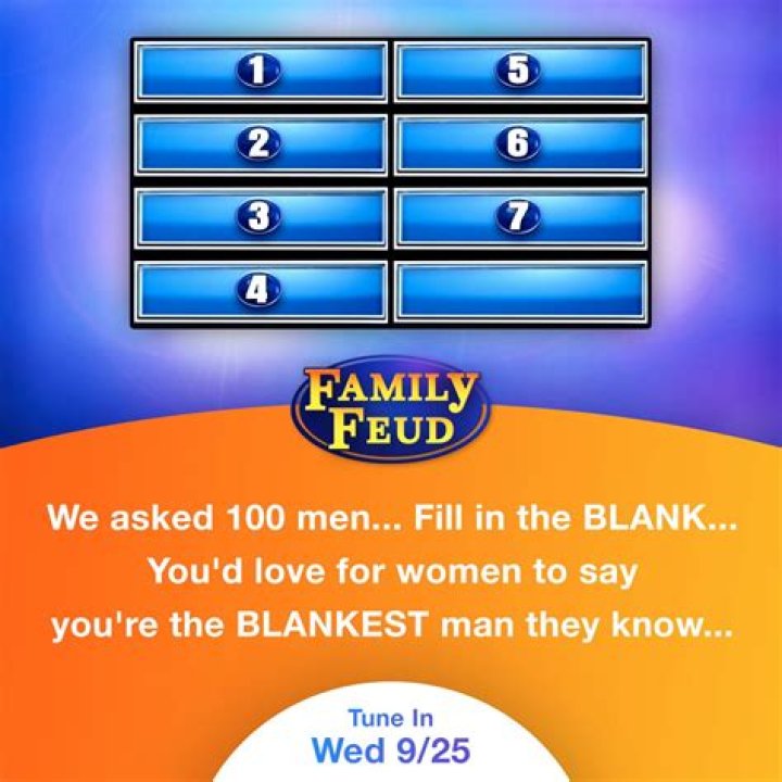 Family Feud® Live! - Name something you might fake?