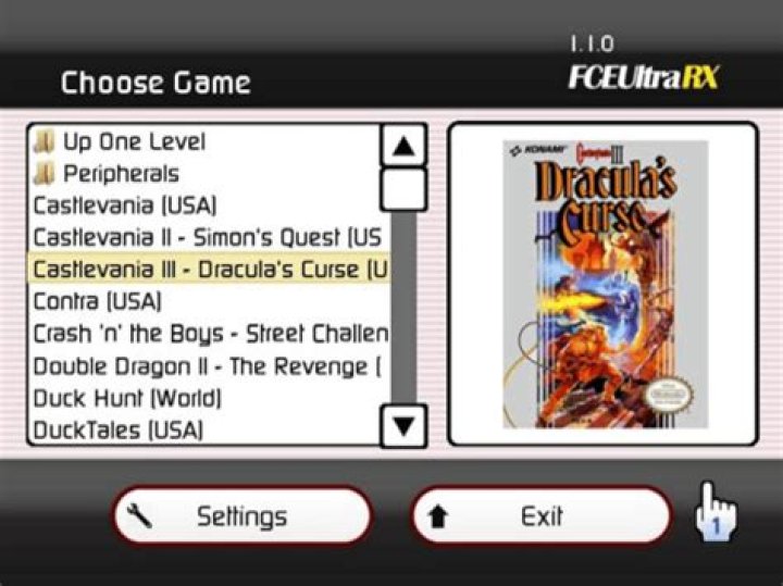 FCE Ultra RX Wii - GameBrew