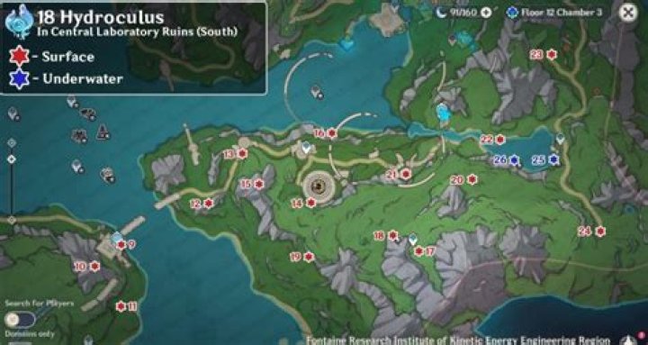 Genshin Impact Hydroculus Location, Quantity & Farming Routes