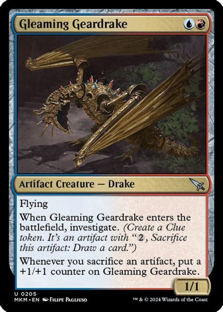 Gleaming Geardrake | Murders at Karlov Manor