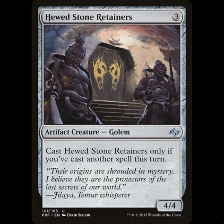 Hewed Stone Retainers (Ugin's Fate) | Promo: General