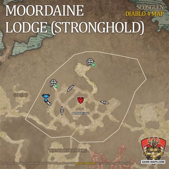 Highland Wilds Map for Diablo 4