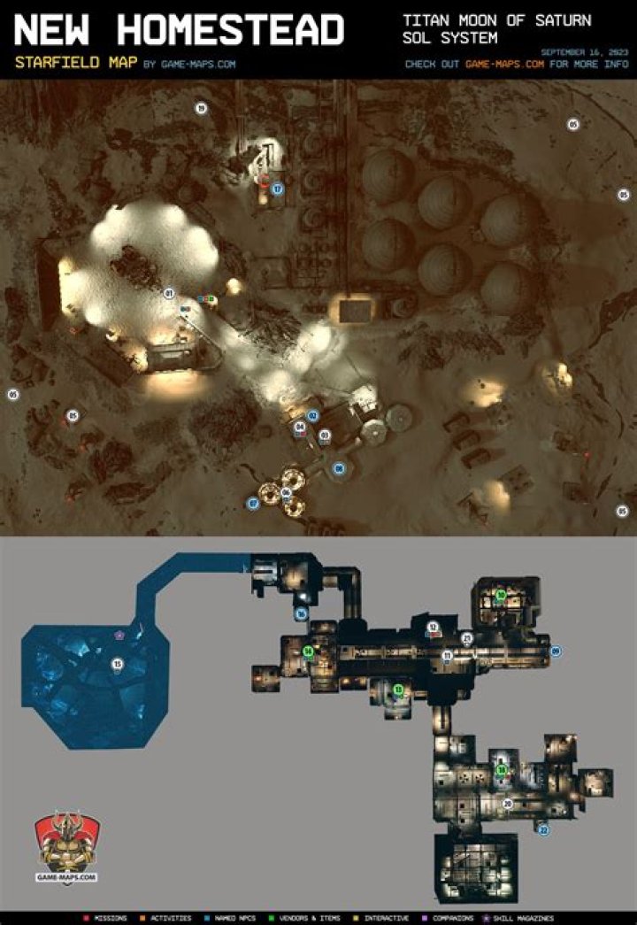 Hoon Homestead Map with Walkthrough