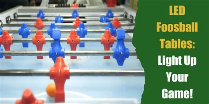LED Foosball Tables: Light Up Your Game!