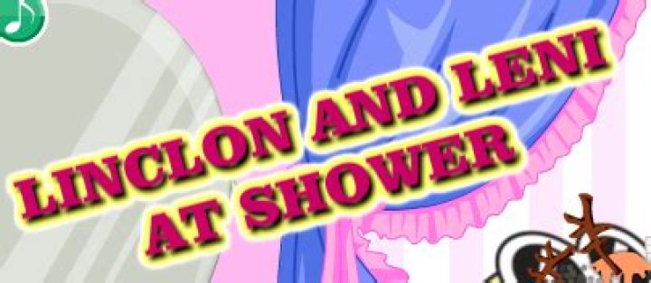 Lincoln And Leni At Shower