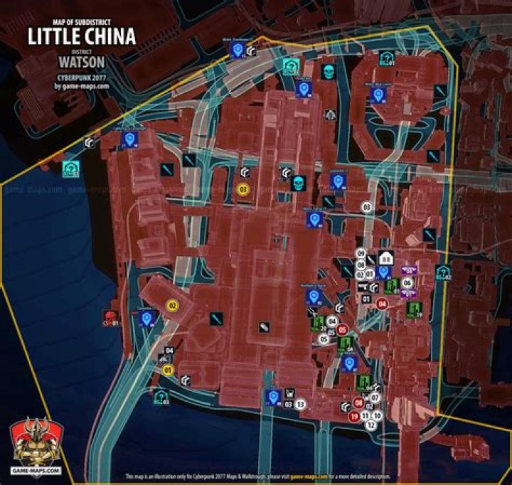 Little China Map - Watson