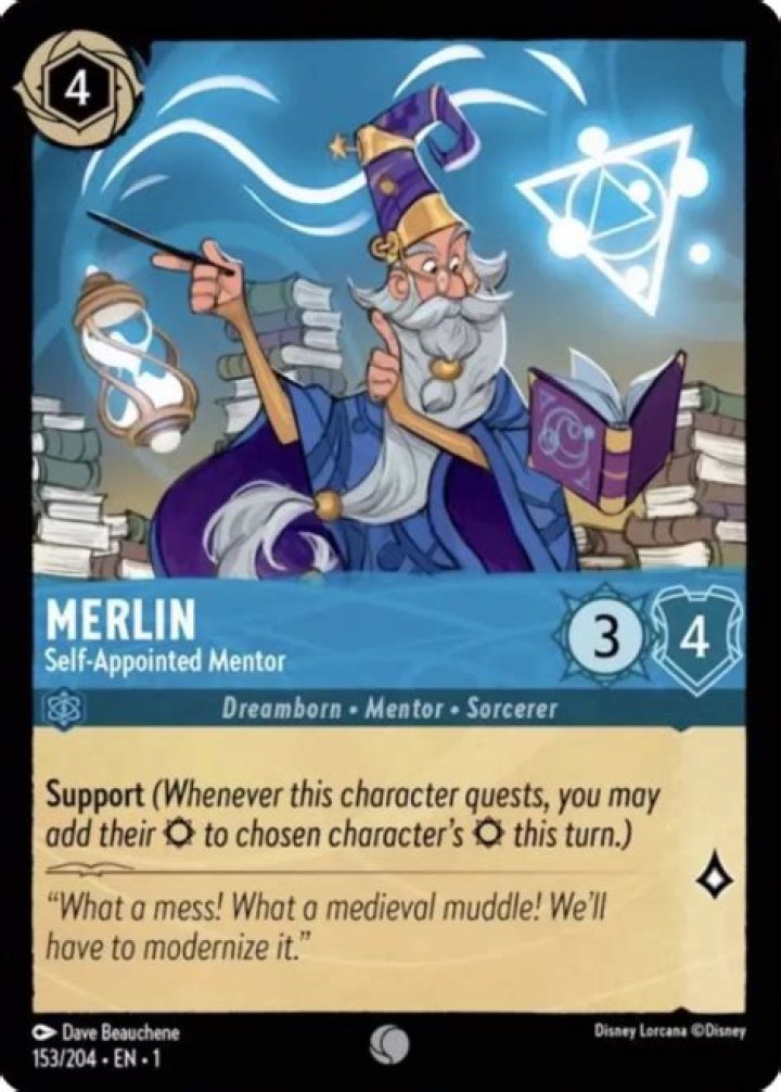 Merlin Joins The Disney Lorcana TCG Lineup