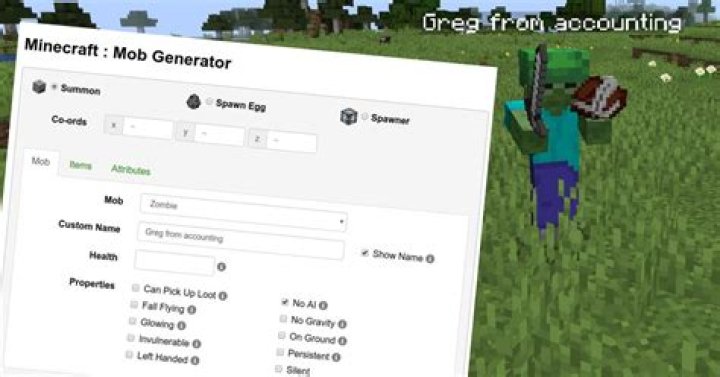 Minecraft : Summon Mob Generator : Gamer Geeks