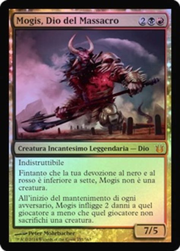 Mogis, God of Slaughter | Born of the Gods - Italian