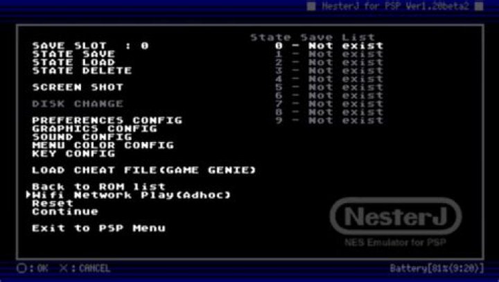 NesterJ PSP - GameBrew