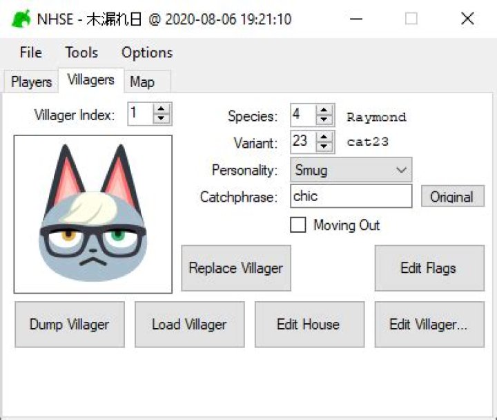 New Horizons Save Editor Switch
