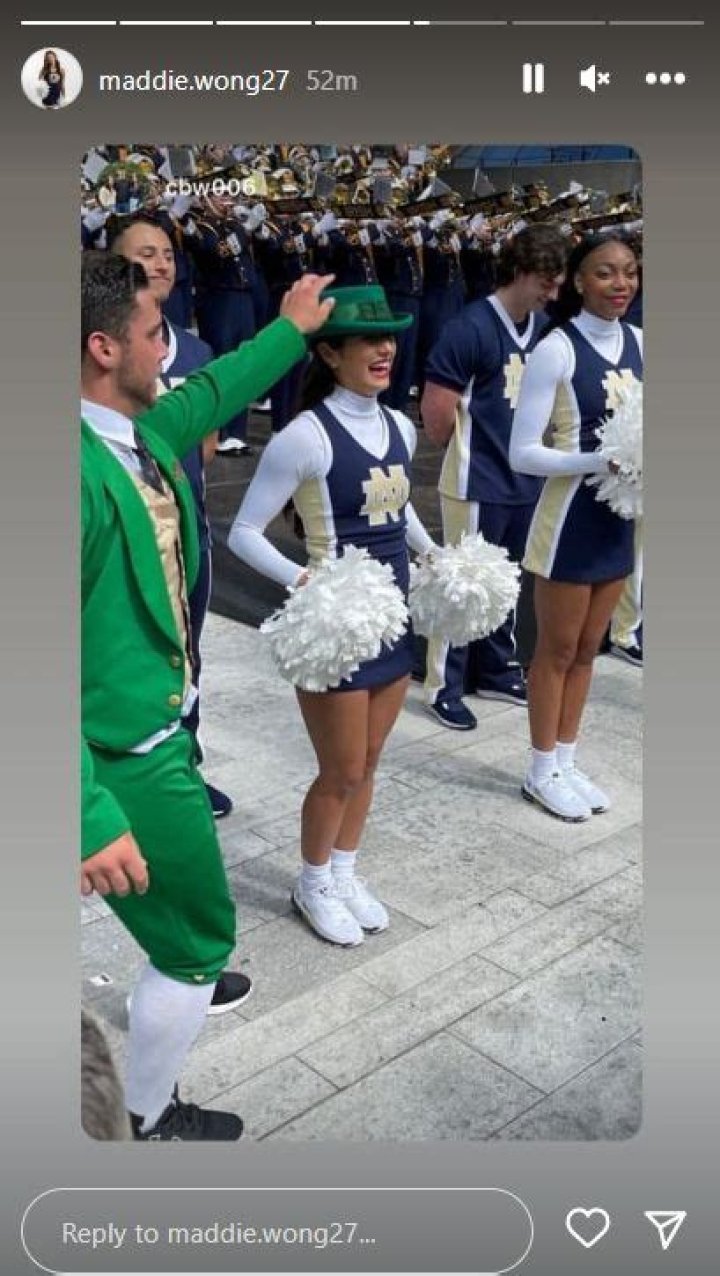 Notre Dame Cheerleaders’ Wild Photos Go Viral Before Navy Game