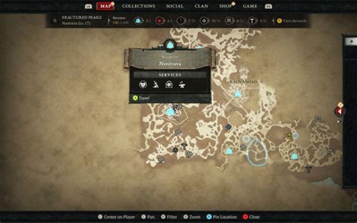 Omath's Redoubt (Stronghold) Map for Diablo 4