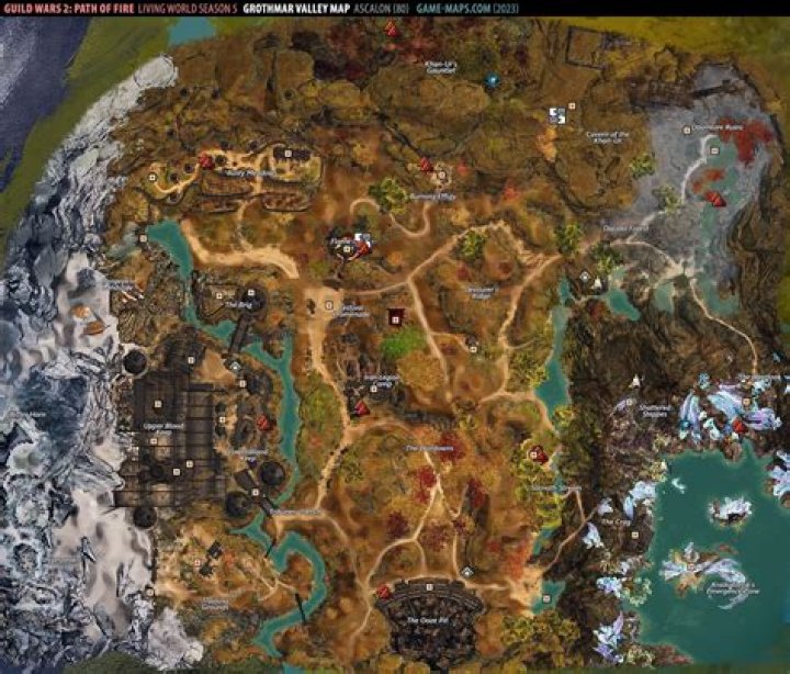 Path of Fire Maps Guild Wars 2