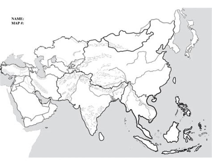 Physical Features of Asia for 7th Grade geography Quiz
