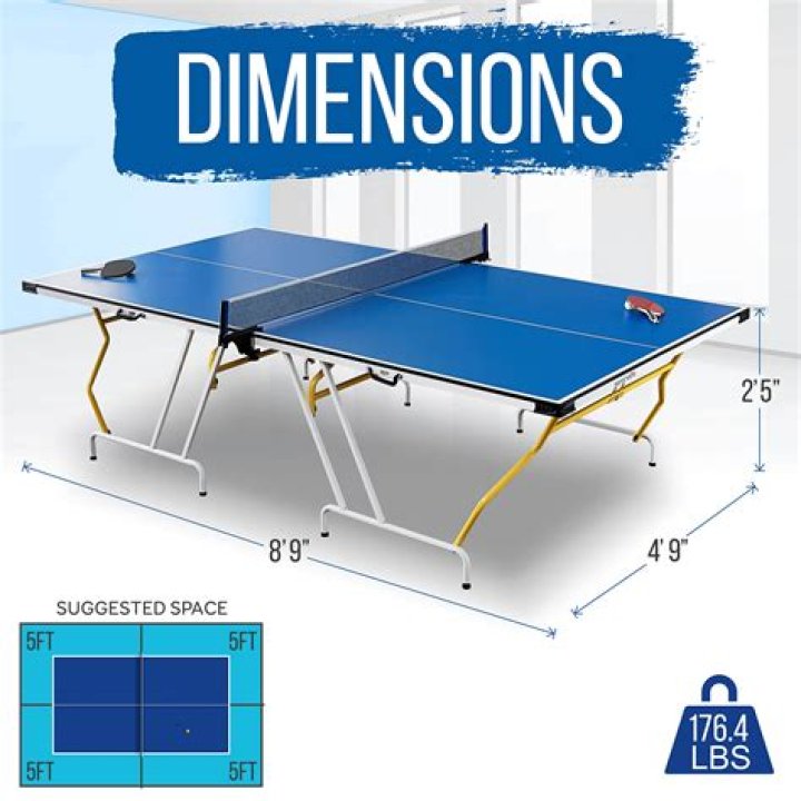 Ping Pong Table Dimensions Guide: Specs & Regulations