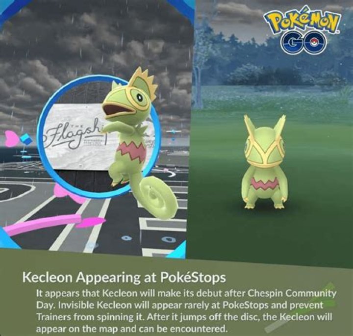 Pokemon Go Kecleon Appears on PokeStops