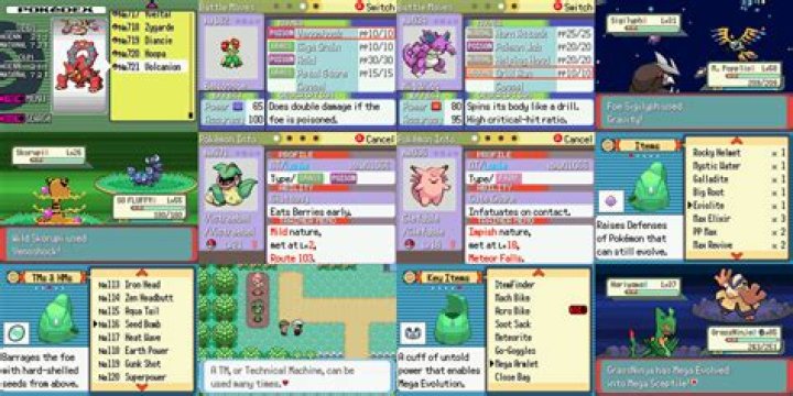 Pokemon Theta Emerald EX Cheats