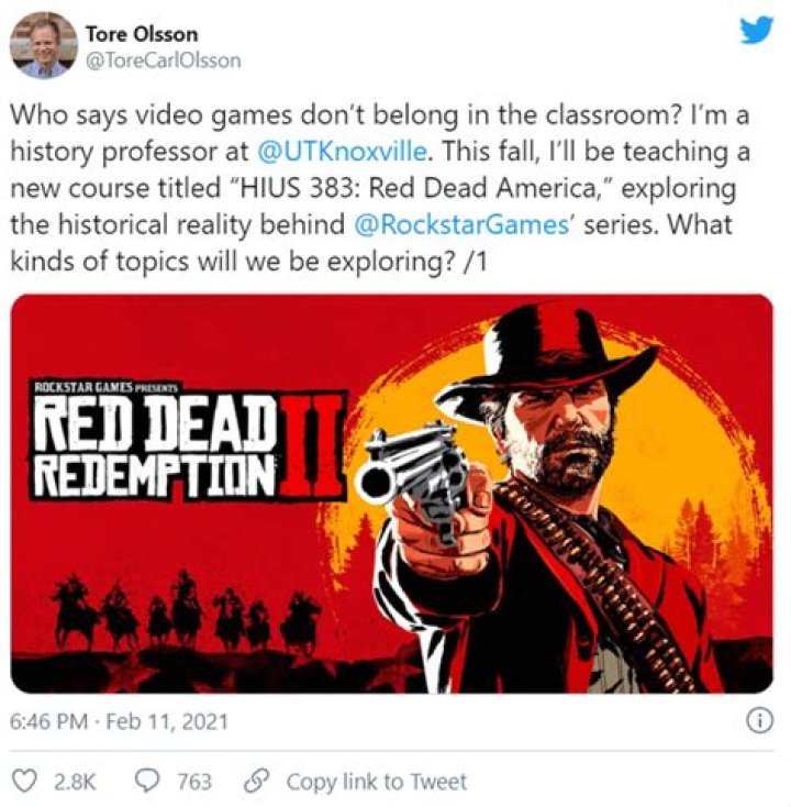 Red Dead Redemption Is Being Used To Teach American History