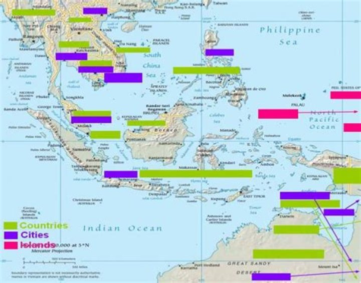 Southeast Asia and Oceania Political Map Quiz