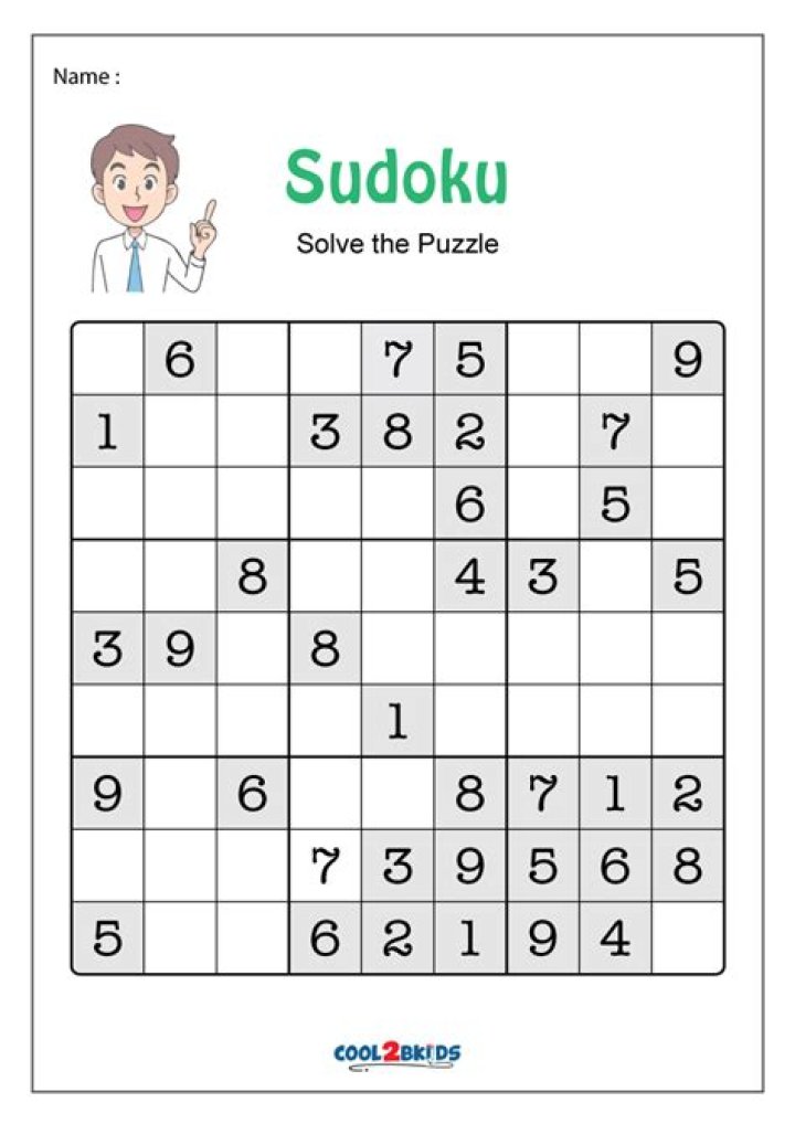 Sudoku entry Word Hike – Answers