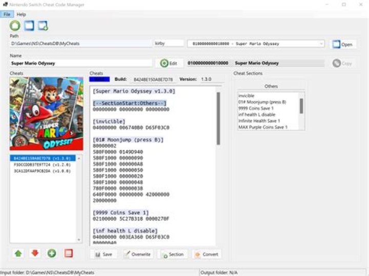 Switch Cheat Code Manager - GameBrew