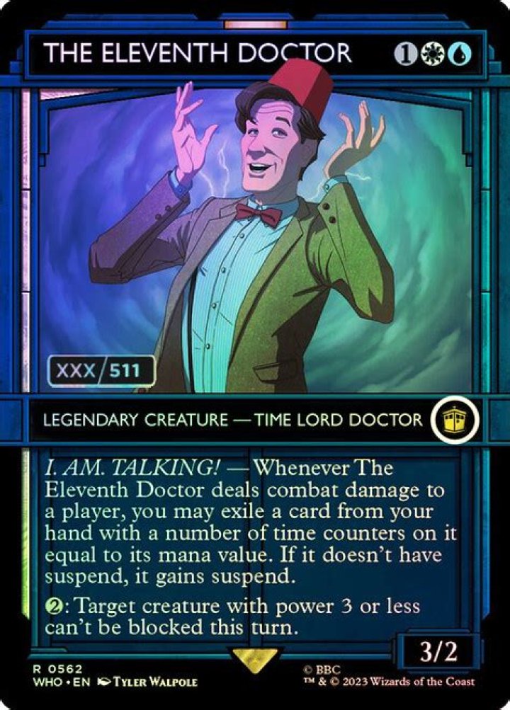 The Eleventh Doctor (Showcase) (Serial Number) | Doctor Who Commander - Serialized