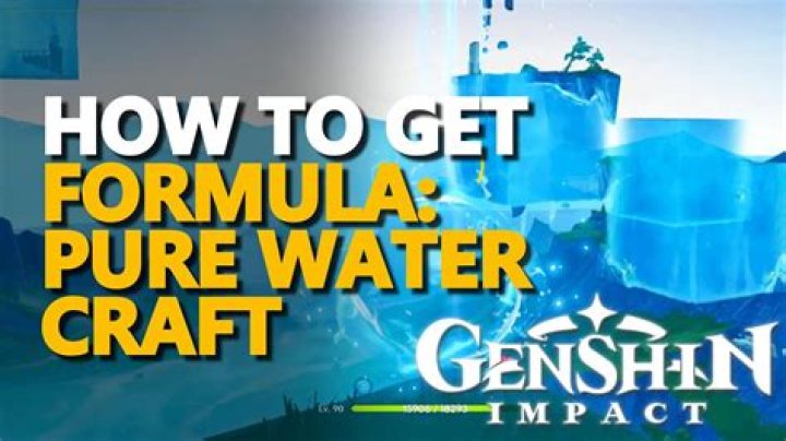 [Update 4.1] How To Get Formula & Use Genshin Impact Pure Water