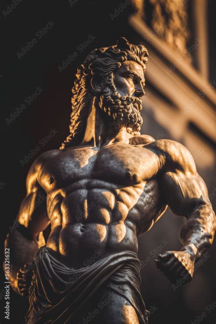 Were Greek gods muscular?