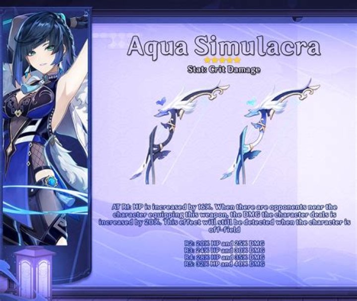 Yelan's Bow Aqua Simulacra Revealed